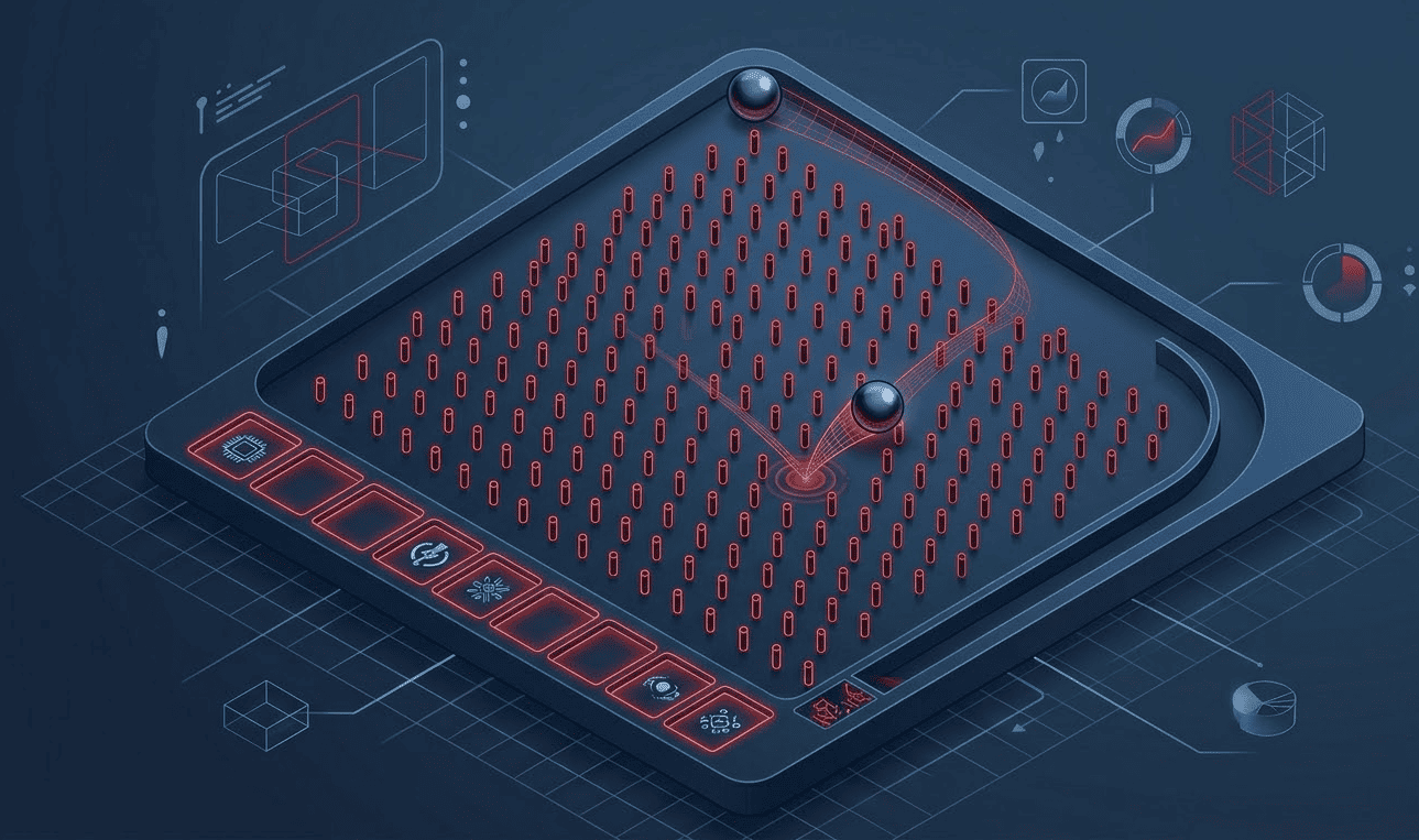 Jeu Plinko avec plateau